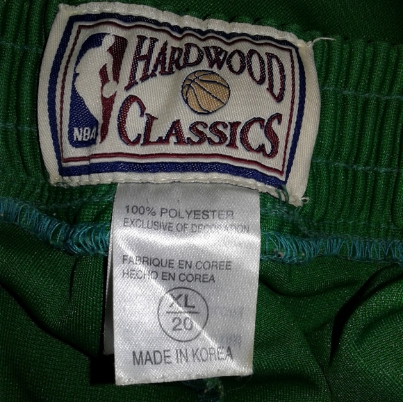 Boston celtics NBA hardwood classics green shooting warm-up track pants Size XL - Picture 5 of 8
